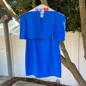 BCBGMaxAzria Royal Blue Kate Strapless Dress